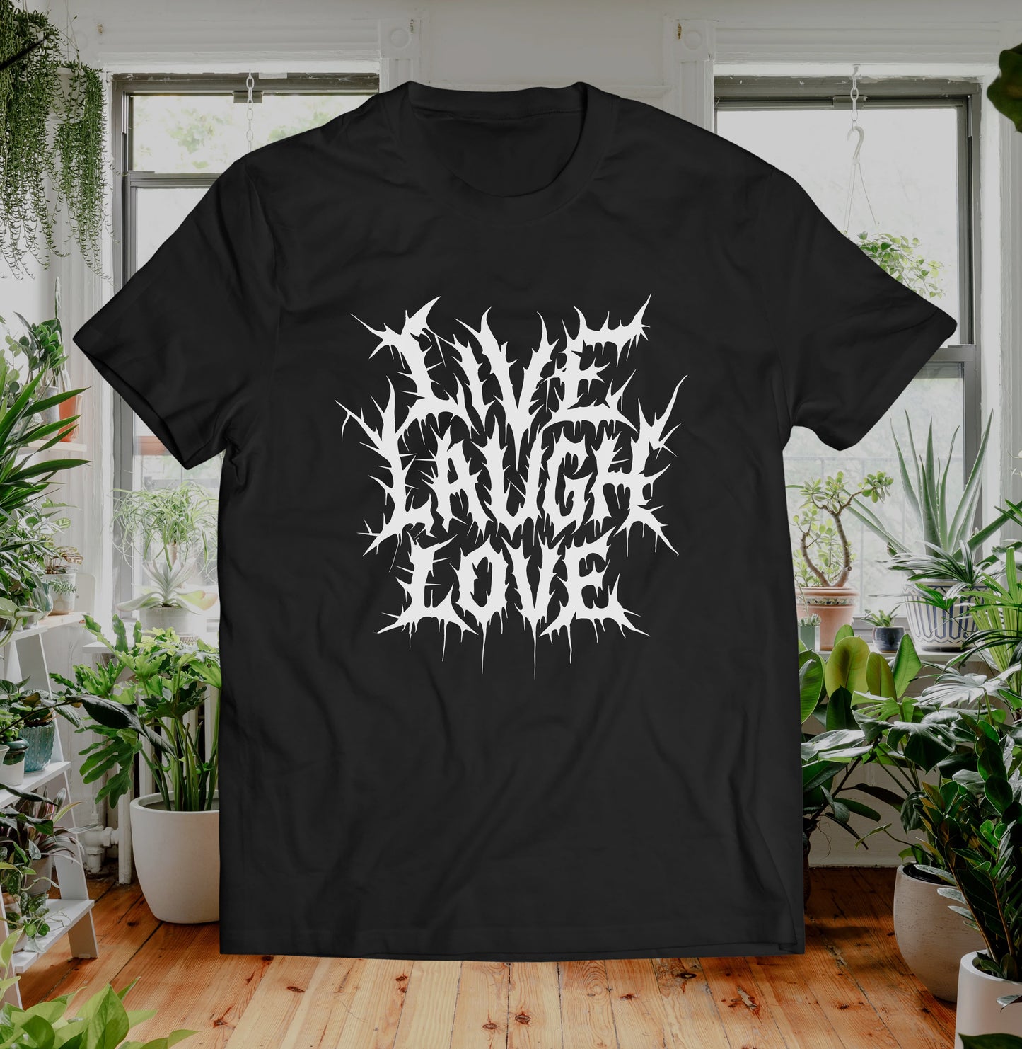 Live Laugh Love Metal T Shirt Unisex
