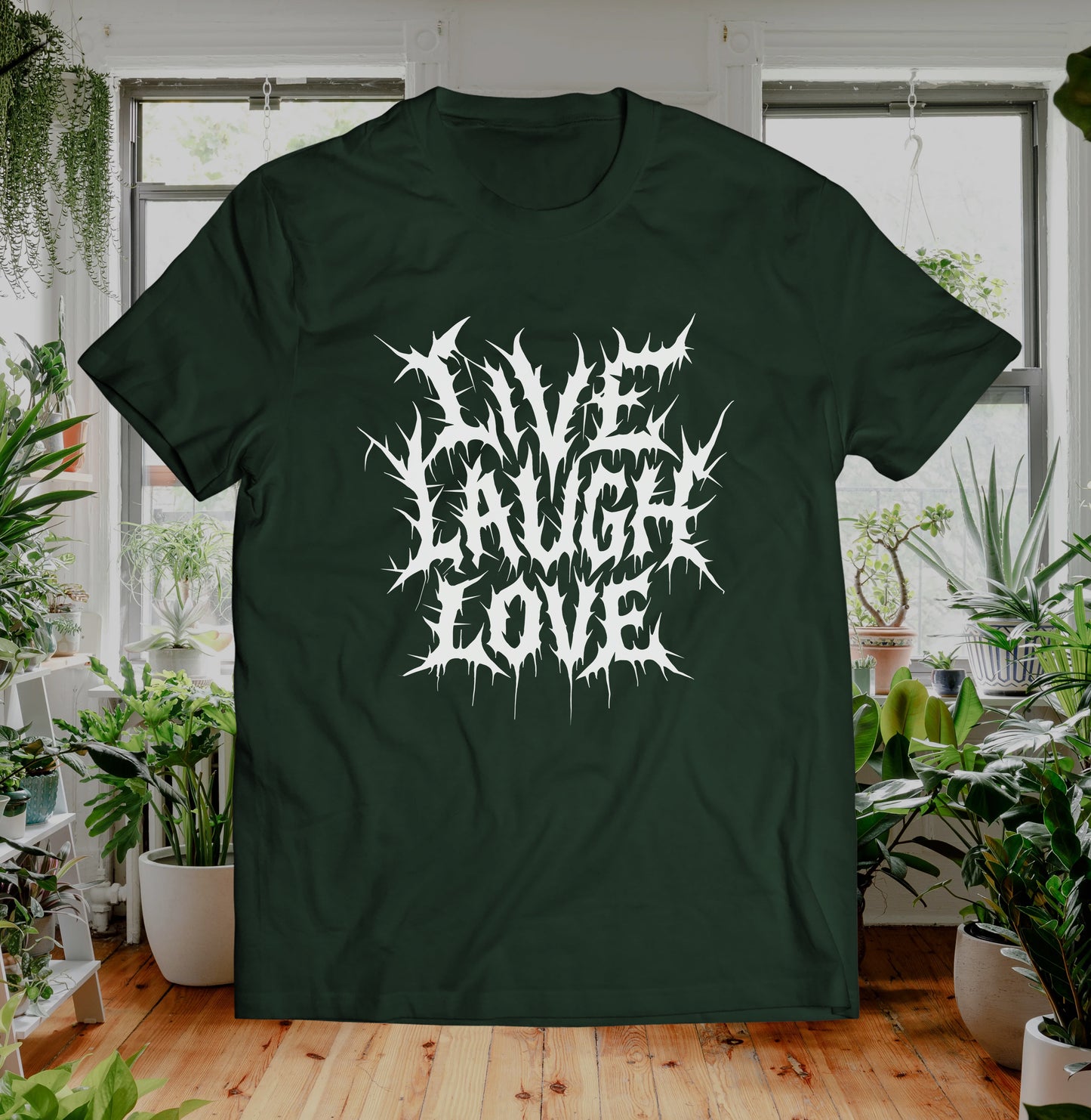 Live Laugh Love Metal T Shirt Unisex