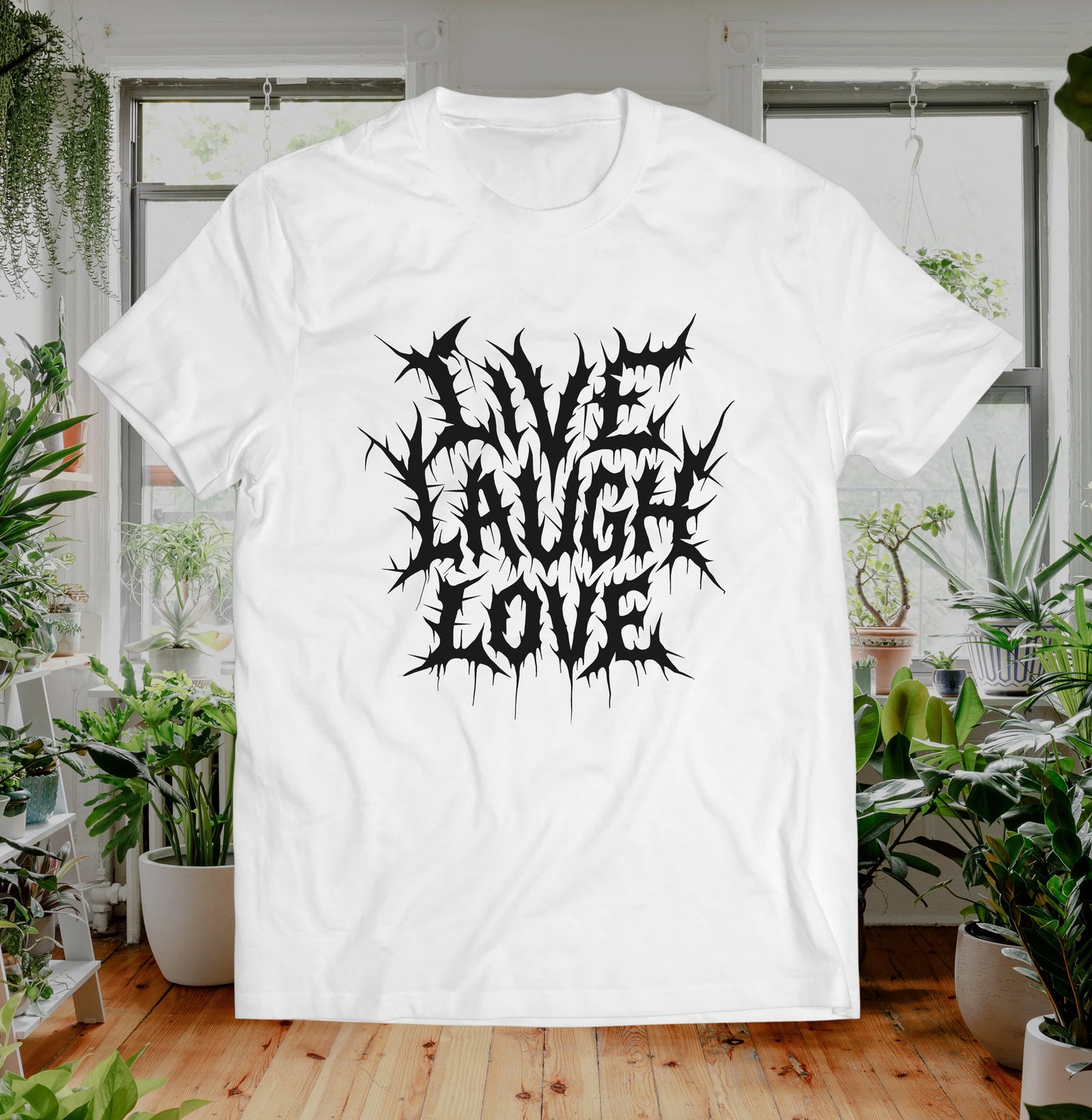 Live Laugh Love Metal T Shirt Unisex