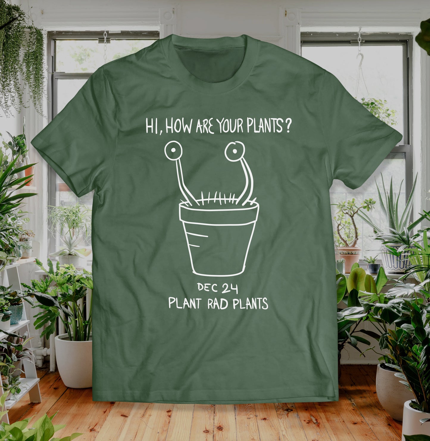 Hi How Are Your Plants Funny Plant Shirt