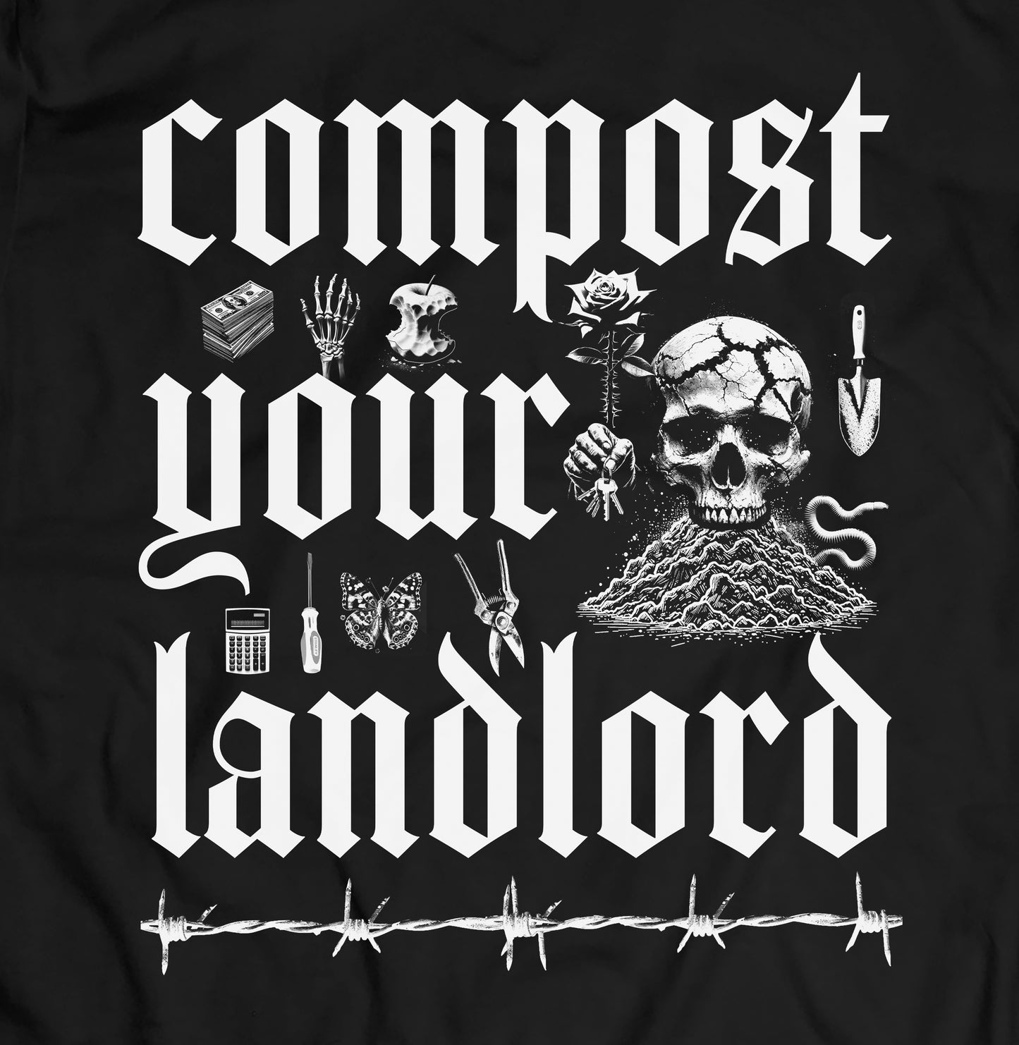 Compost Your Landlord T Shirt Unisex