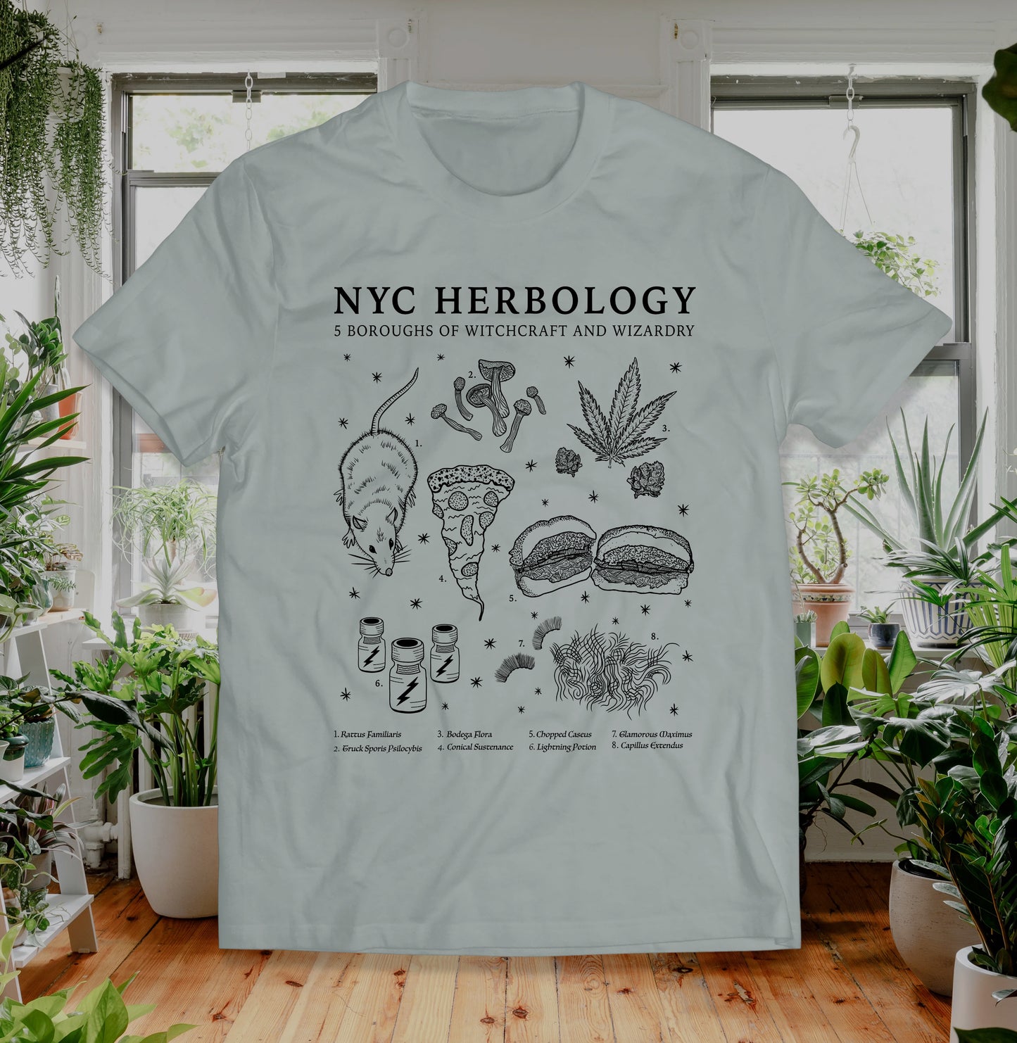 Herbology NYC Shirt, Botany Magic
