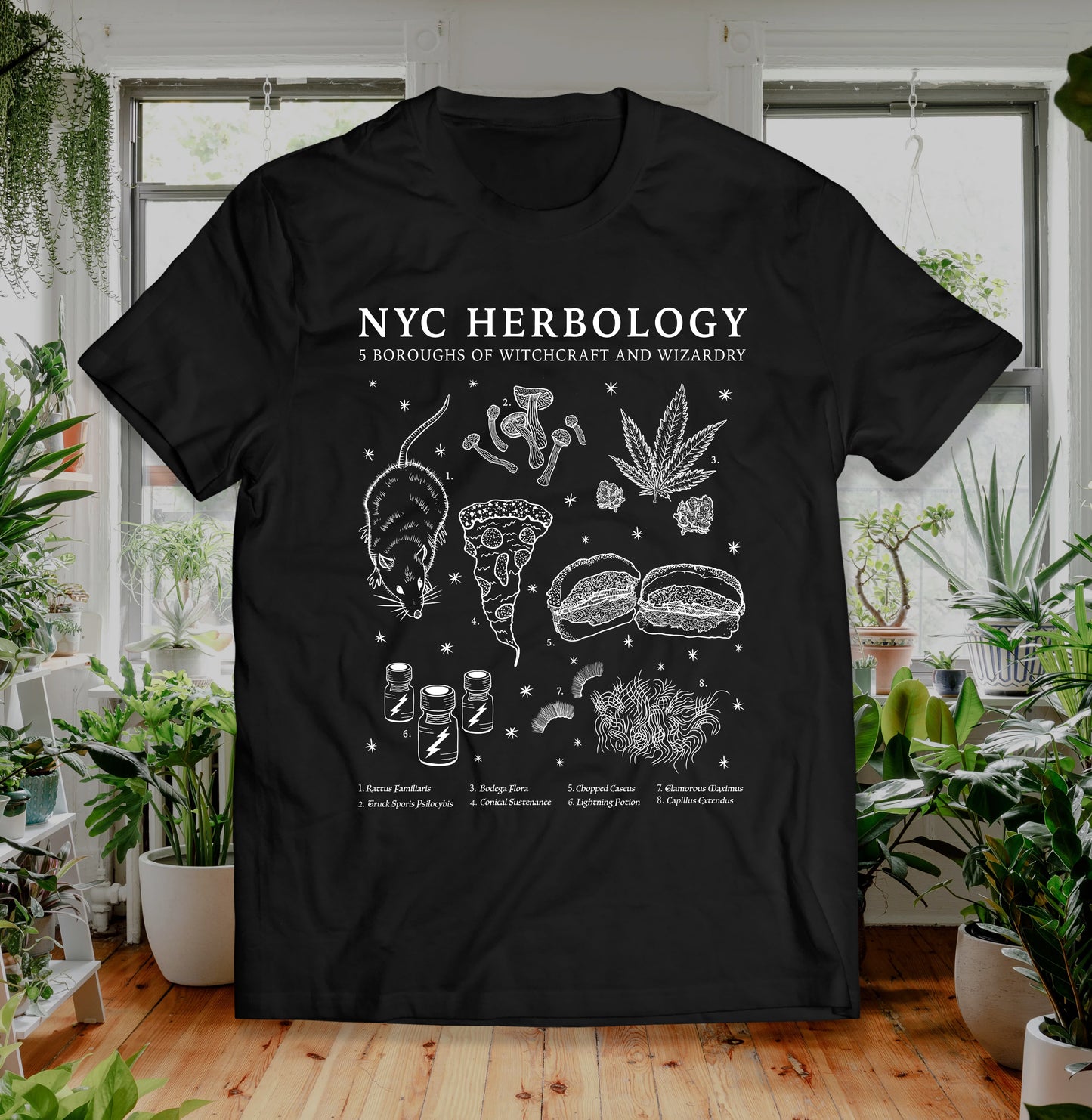 Herbology NYC Shirt, Botany Magic