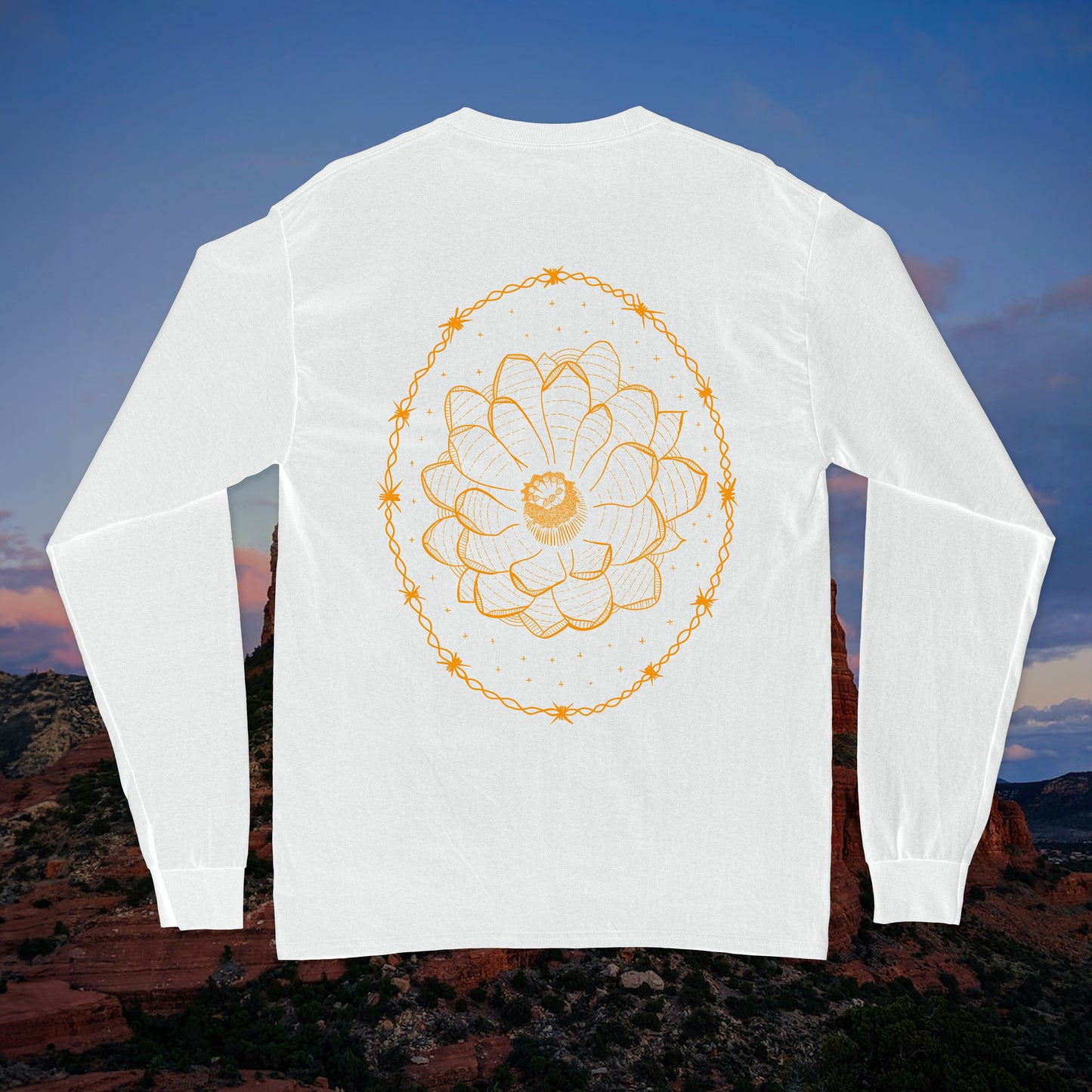 Cactus Long Sleeve Desert Flower Shirt