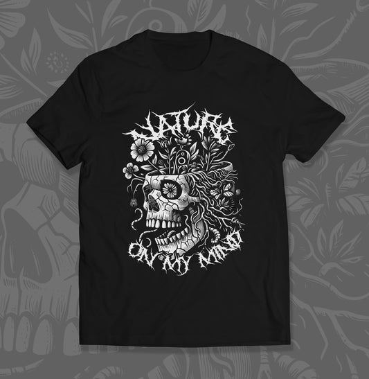 Nature on My Mind Flower Skull Shirt