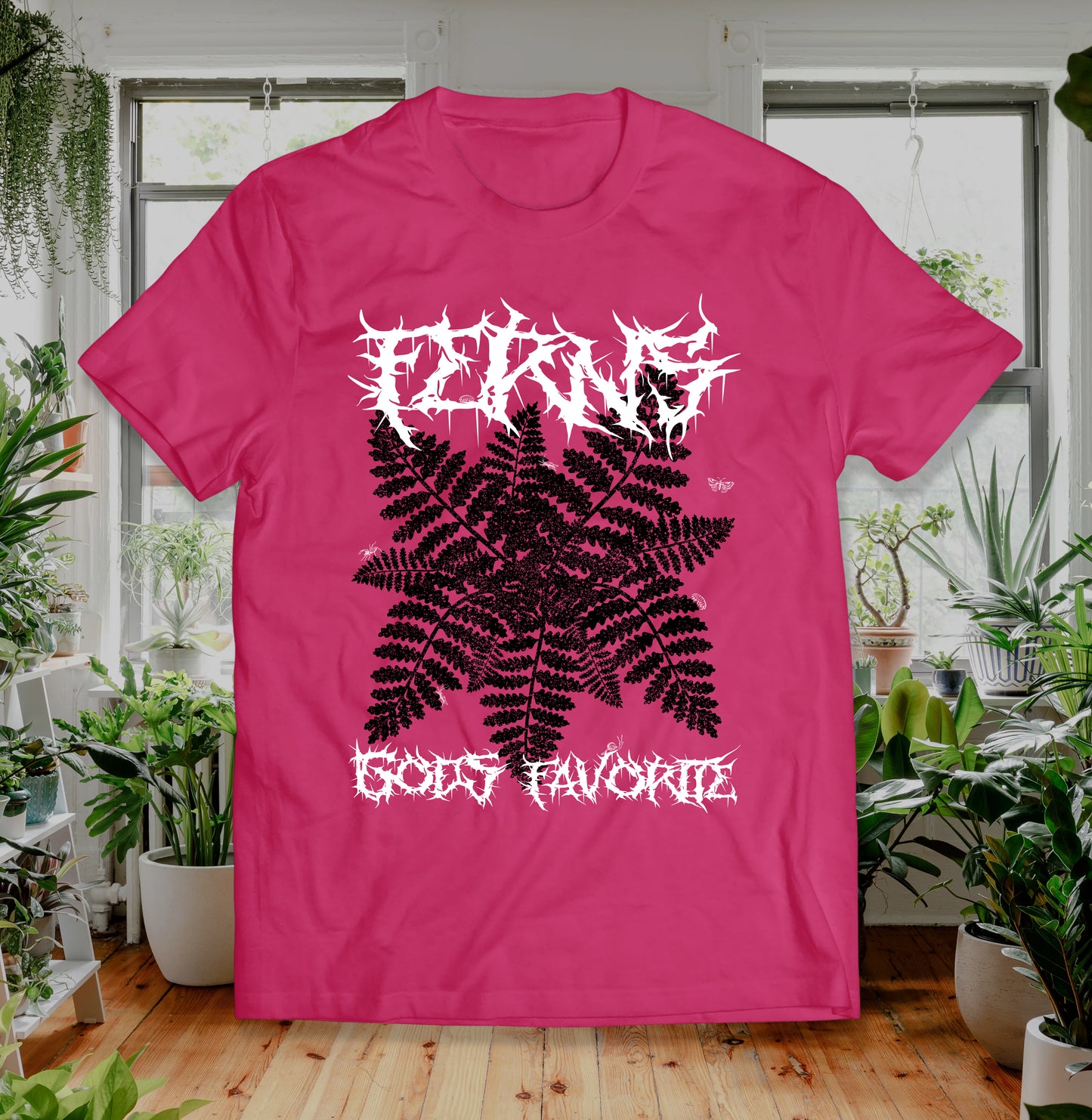 FERN t shirt Gods Favorite Tracheophyta Botany Shirt