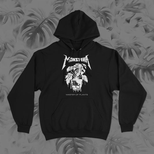 Monstera Metal Pullover Hoodie