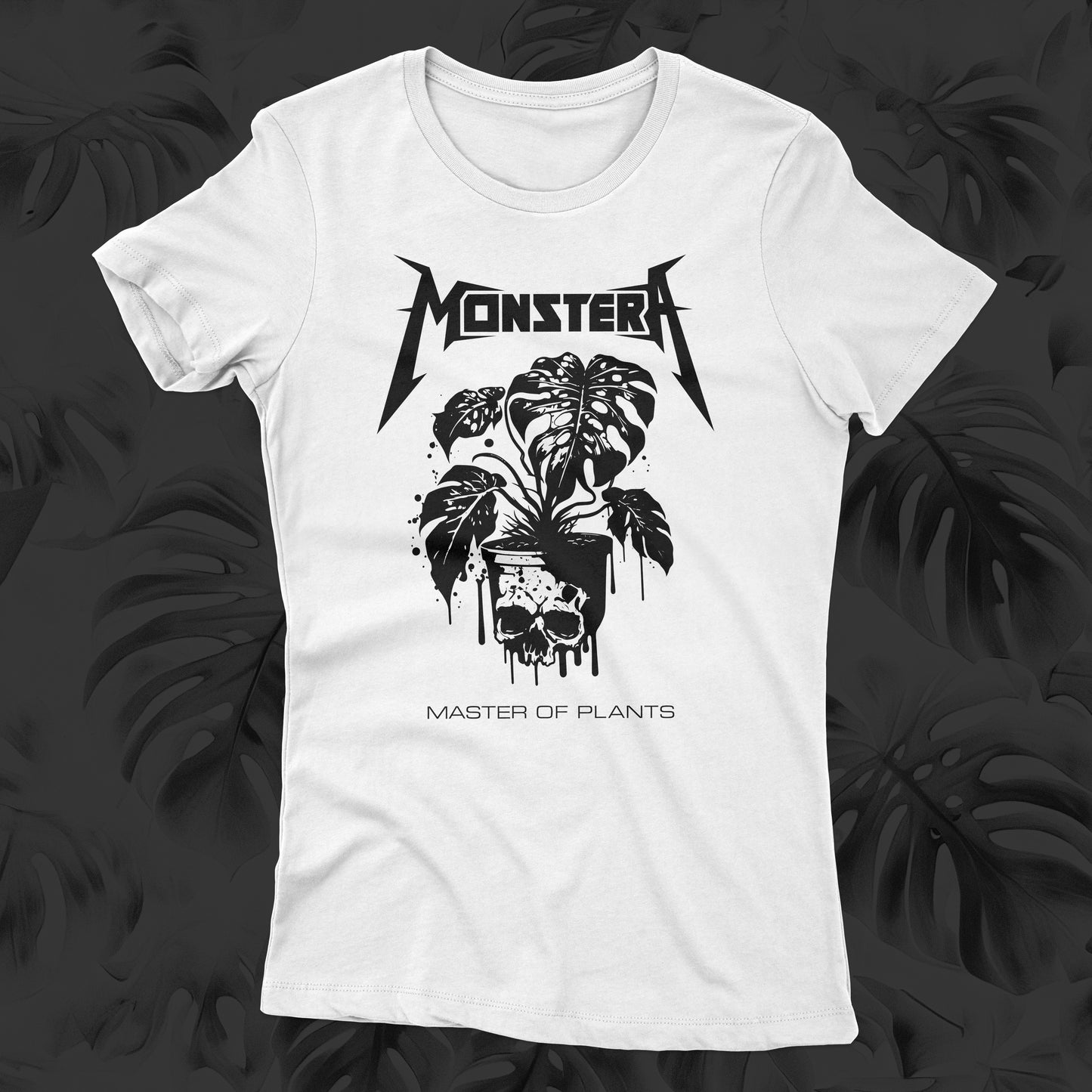 Monstera Women's Shirt Premium Crewneck Bella+Canvas