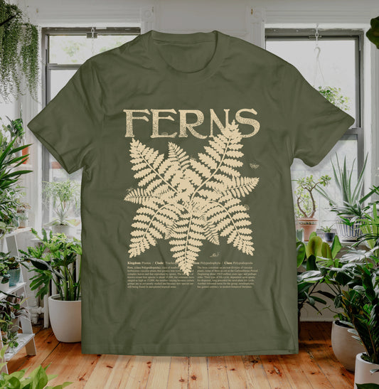 Plant Shirt with FERN Description Educational Gift