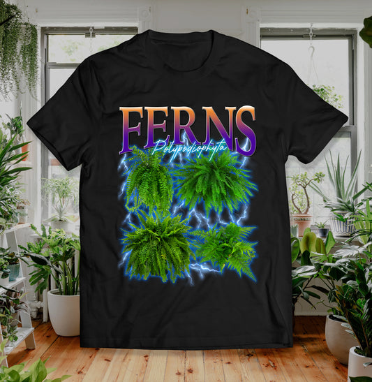 Retro Fern Shirt Ferns 90s Throwback