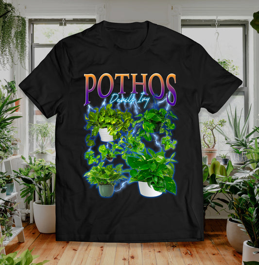 Pothos Retro 90s Shirt Devils Ivy T-Shirt Throwback