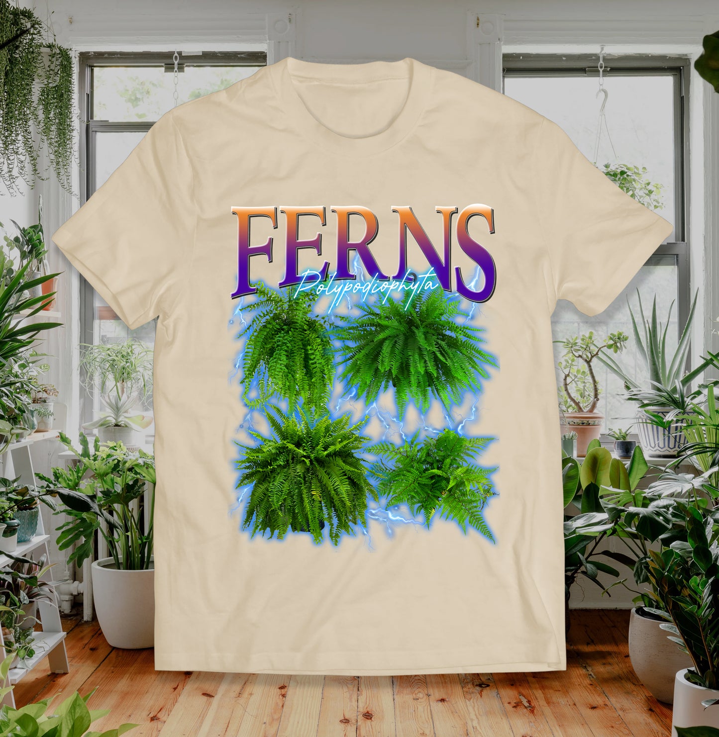 Retro Fern Shirt Ferns 90s Throwback